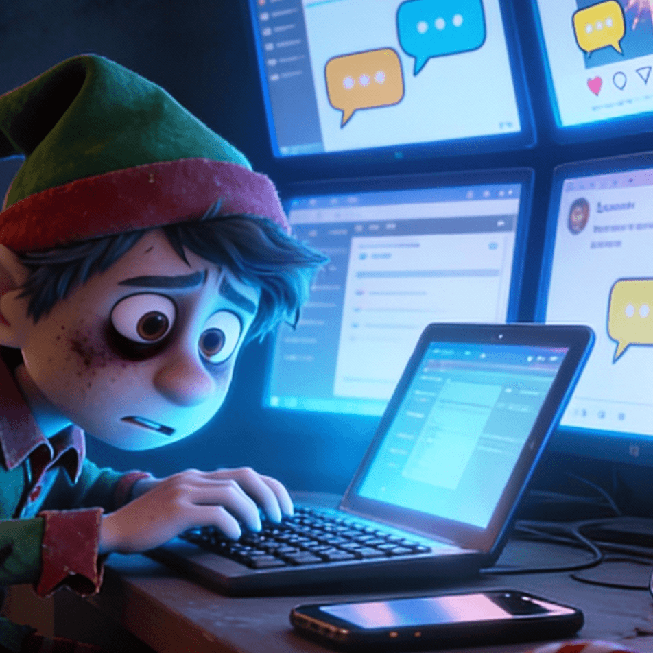 Hashtag Hollyfoot und der große Social-Media-Zusammenbruch: Eine Weihnachtsgeschichte