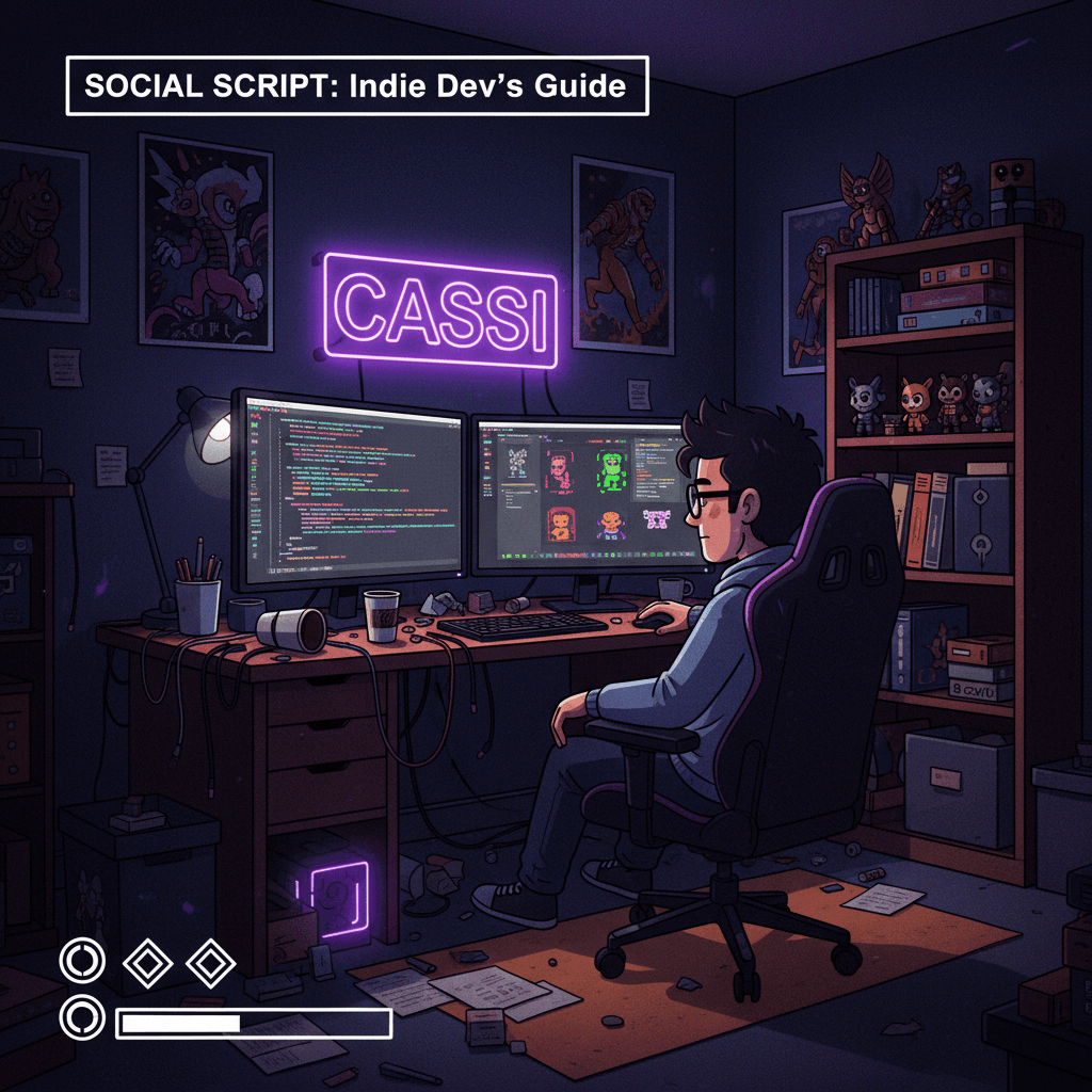 Cassi For Indie Game Developers – Focus On Your Game, Not Your Feed